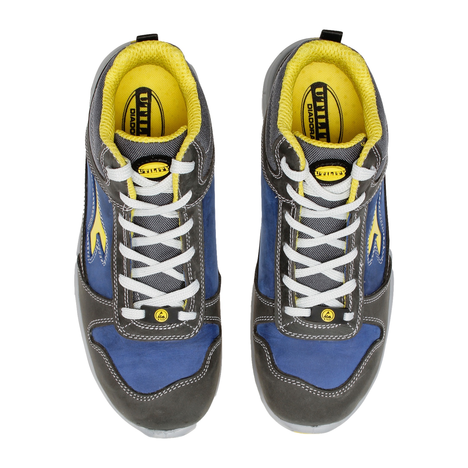 Calzado de seguridad Diadora Run Mid Gris Castillo S3S FO SR ESD Unisex Calzado de seguridad Diadora Run Mid Gris Castillo S3S FO SR ESD Unisex