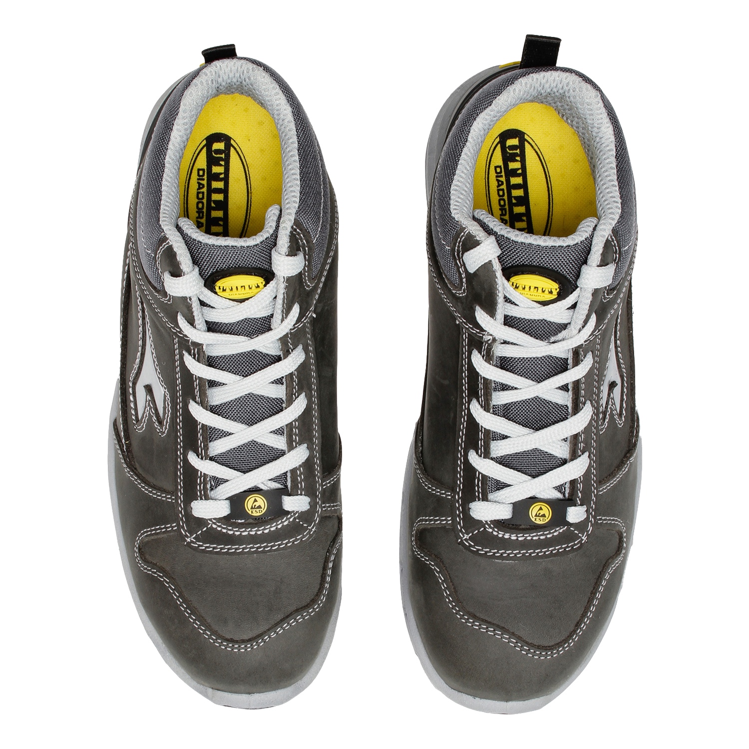 Calzado de seguridad Diadora Run Mid Gris Castillo S3S FO SR ESD Unisex Calzado de seguridad Diadora Run Mid Gris Castillo S3S FO SR ESD Unisex