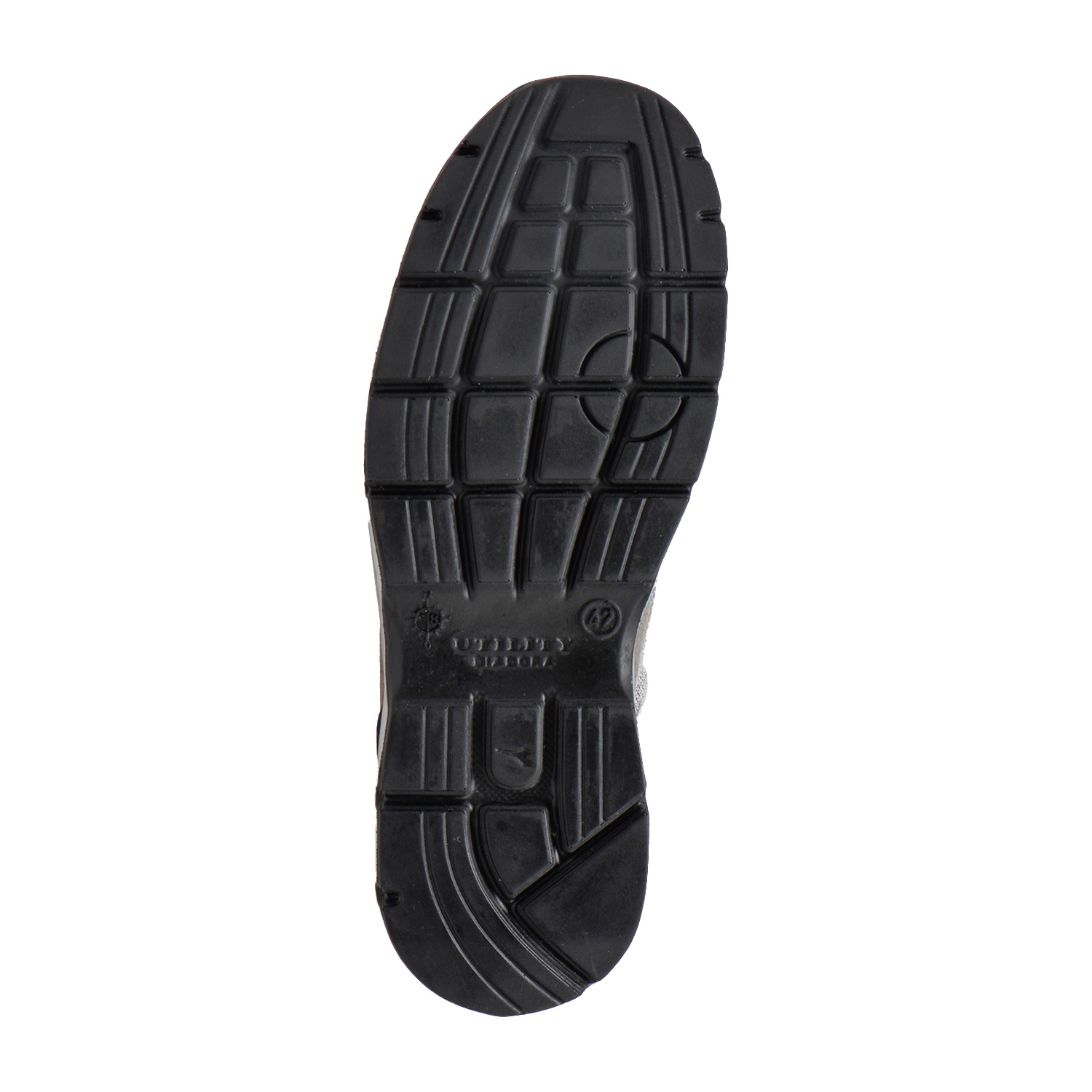 Calzado de seguridad Diadora Run Text Low Gris Castillo/Aluminio S1PS FO SR ESD Unisex Calzado de seguridad Diadora Run Text Low Gris Castillo/Aluminio S1PS FO SR ESD Unisex