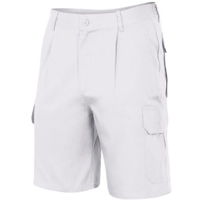 Bermuda multibolsillos Vesin blanco