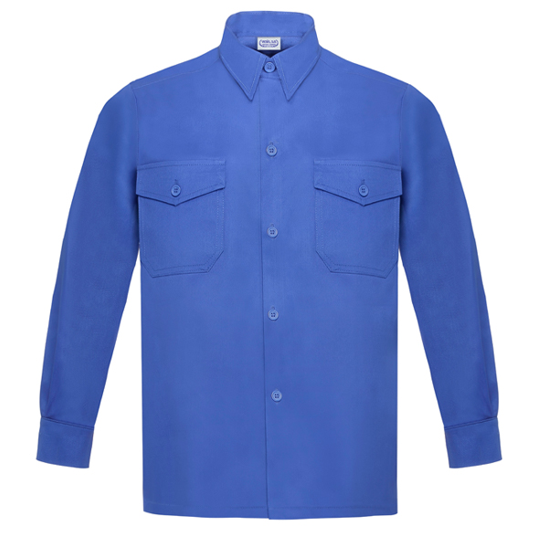 Camisa manga larga Vesin L-500 azulina A43-AZ Camisa manga larga Vesin L-500 azulina A43-AZ