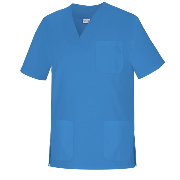 Casaca cuello pico unisex manga corta Vesin azul Casaca cuello pico unisex manga corta Vesin azul