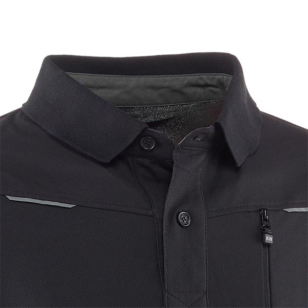 Polo de manga corta con tejido Cooldry Juba 977B ONIX Polo de manga corta con tejido Cooldry Juba 977B ONIX