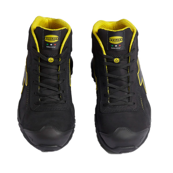 Calzado de seguridad Diadora Glove MDS Master MID S3S FO HRO SR SC ESD Negro Calzado de seguridad Diadora Glove MDS Master MID S3S FO HRO SR SC ESD Negro