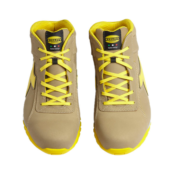 Calzado de seguridad Diadora GLOVE MDS MID S3S FO HRO SR GRIS ROCA DE LUNA Calzado de seguridad Diadora GLOVE MDS MID S3S FO HRO SR GRIS ROCA DE LUNA