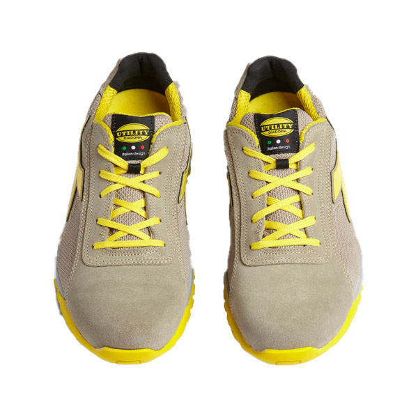 Calzado de seguridad Diadora GLOVE MDS TEXT LOW S1PS FO HRO SR GRIS ROCA DE LUNA Calzado de seguridad Diadora GLOVE MDS TEXT LOW S1PS FO HRO SR GRIS ROCA DE LUNA