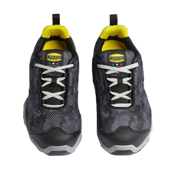 Calzado de seguridad Diadora SHARK STABLE IMPACT LOW S1PS FO SR SC ESD NEGRO/GRIS Calzado de seguridad Diadora SHARK STABLE IMPACT LOW S1PS FO SR SC ESD NEGRO/GRIS