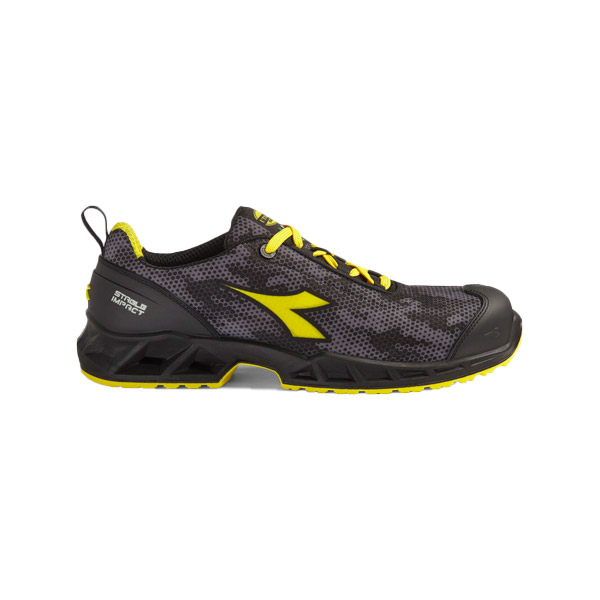 Calzado de seguridad Diadora SHARK STABLE IMPACT LOW S3S FO SR SC ESD NEGRO/GRIS OSCURO Calzado de seguridad Diadora SHARK STABLE IMPACT LOW S3S FO SR SC ESD NEGRO/GRIS OSCURO