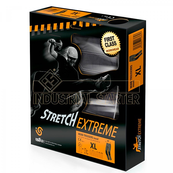 8830B PANTALÓN ISSA STRETCH EXTREME box Pantalón de trabajo Starter Issa Stretch Extreme azul