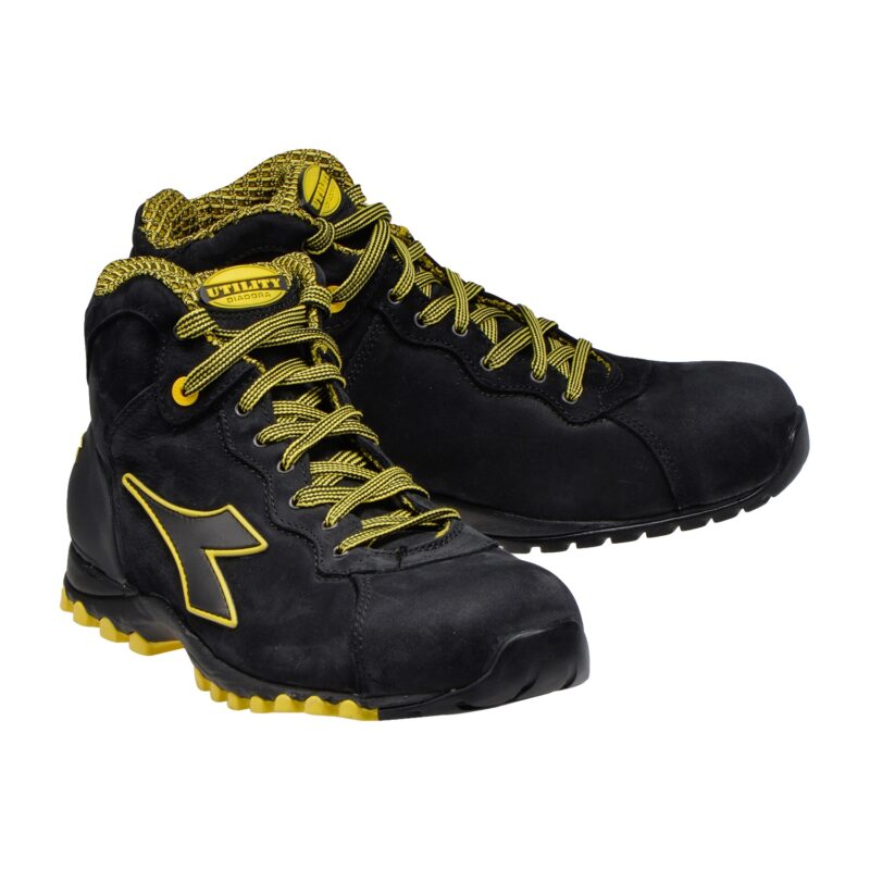 Beat DA2 Mid Black S3 HRO SRC 4 Calzado de seguridad Diadora Beat DA2 Mid Black S3S FO HRO SR