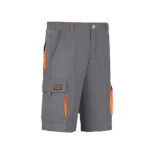 Bermudas 6 bolsillos Vesin bicolor gris