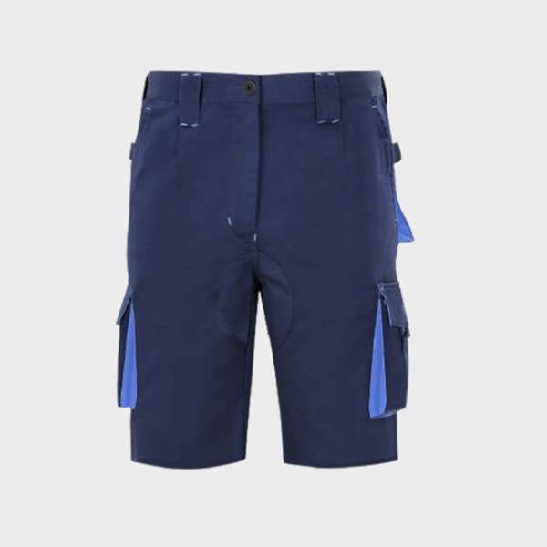 Bermudas multibolsillos con refuerzos marino azulina Bermudas multibolsillos con refuerzos marino azulina