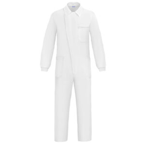 Buzo con cremallera y tapeta Vesin Blanco P0-BL Buzo con cremallera y tapeta Vesin Blanco P0-BL