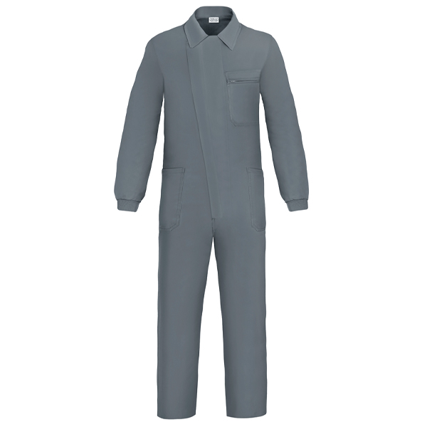 Buzo con cremallera y tapeta Vesin GRIS P0-GR Buzo con cremallera y tapeta Vesin GRIS P0-GR