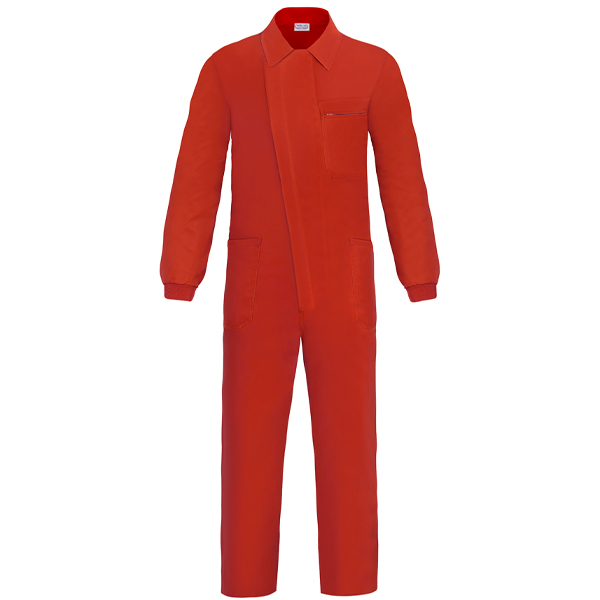 Buzo con cremallera y tapeta Vesin ROJO P0-RO