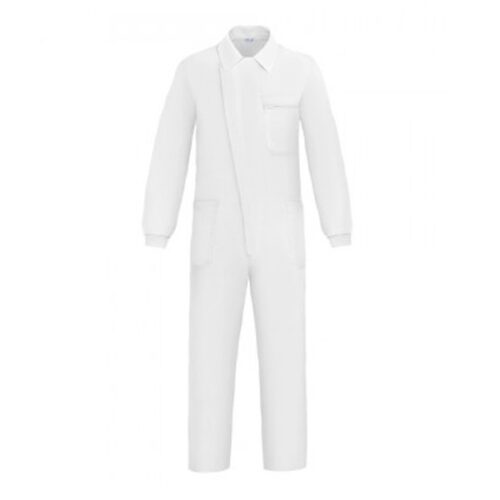 Buzo con cremallera y tapeta Vesin blanco