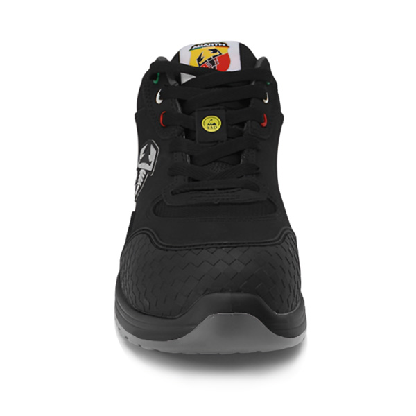 Calzado de seguridad Abarth MOD.Zerocento nubuck safety alto negro S3 SRC