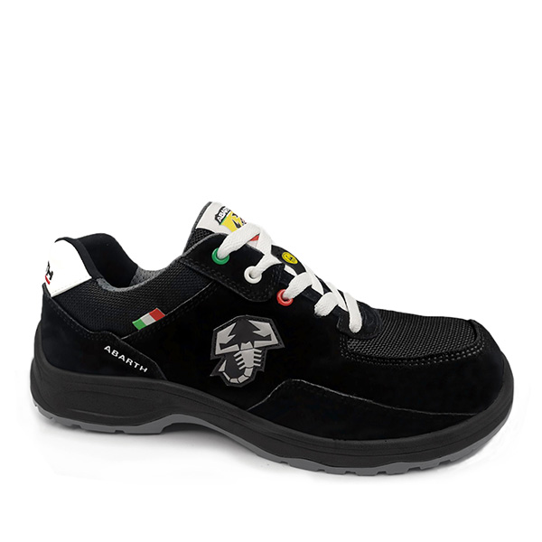 Calzado de seguridad Abarth MOD.ZEROCENTO Suede Safety Partenza Negro S3 SRC