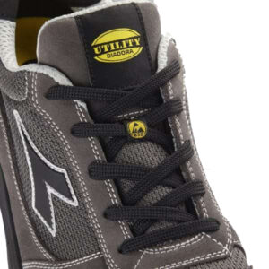 Calzado de seguridad Diadora RUN TEXT LOW MET FREE S1PL FO SR ESD GRIS ACERO_ANTRACITA_5 Calzado de seguridad Diadora RUN TEXT LOW MET FREE S1PL FO SR ESD GRIS ACERO/ANTRACITA