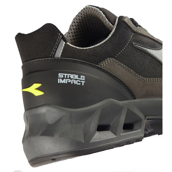 Calzado de seguridad Diadora SHARK STAB IMP LEAT LOW NEGRO SOMBRA S3 SRC ESD-4 Calzado de seguridad Diadora SHARK STAB IMP LEAT LOW NEGRO SOMBRA S3S FO SR SC ESD