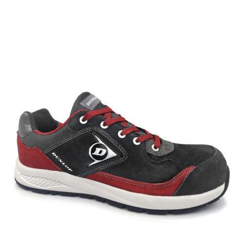 Calzado de seguridad Dunlop Flying Luka Carbon-rojo