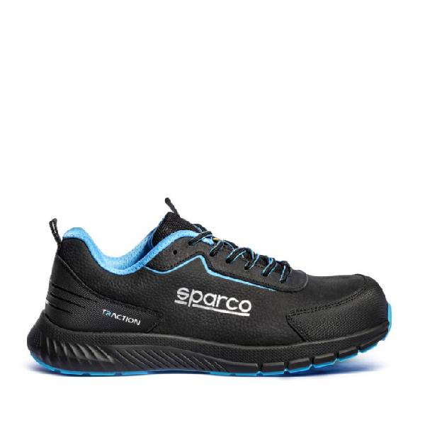 Calzado de seguridad Sparco Traction Nubuck TAKUMA BTB0030B0K30 S3S SR FO HRO SC ESD Calzado de seguridad traction