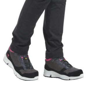 Calzado de seguridad para mujer Diadora ATHENA MID S3L FO SR ESD hierro y rojo frambuesa_2 Calzado de seguridad para mujer Diadora ATHENA MID S3L FO SR ESD hierro y rojo frambuesa