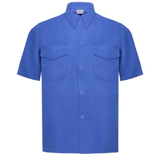 Camisa manga corta Vesin azulina A47-AZ Camisa manga corta Vesin azulina A47-AZ