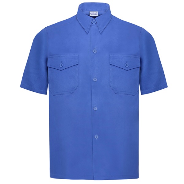 Camisa manga corta Vesin azulina A47-AZ Camisa manga corta Vesin azulina A47-AZ