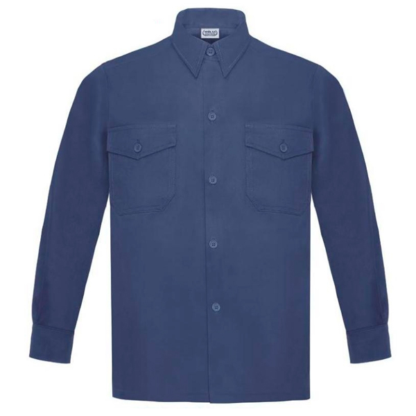 Camisa manga larga Vesin L-500 marino A43-AM