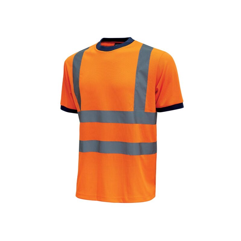 Camiseta U-Power GLITTER Orange Fluo Camiseta U-Power GLITTER Orange Fluo