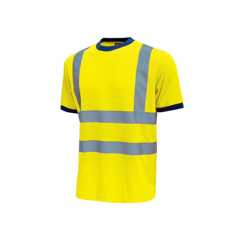 Camiseta U-Power GLITTER Yellow Fluo Camiseta U-Power GLITTER Yellow Fluo
