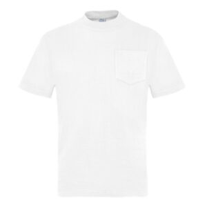 Camiseta manga corta con bolsillo Vesin pintor blanco
