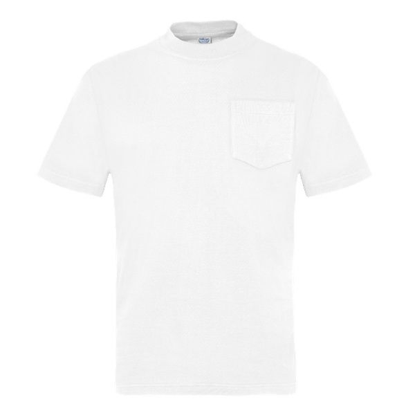 Camiseta manga corta con bolsillo Vesin pintor blanco
