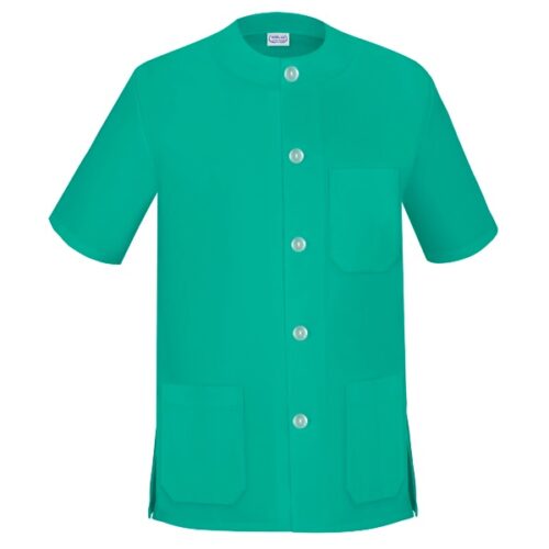 Casaca cuello redondo unisex manga corta Vesin verde Casaca cuello redondo unisex manga corta Vesin verde