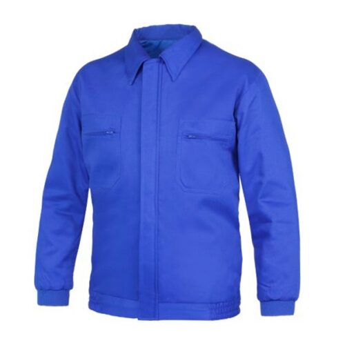 Cazadora con cremallera y tapeta acolchado Vesin azulina Cazadora con cremallera y tapeta acolchado Vesin azulina