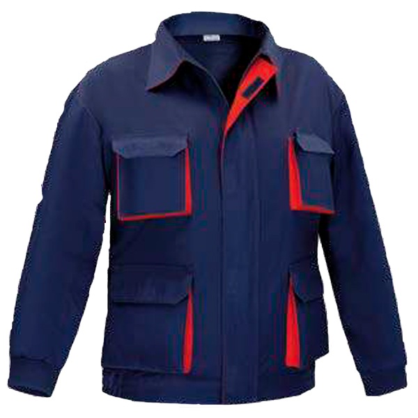 Cazadora multibolsillos Cargo Bicolor Vesin marino-rojo Cazadora multibolsillos Cargo Bicolor Vesin marino-rojo