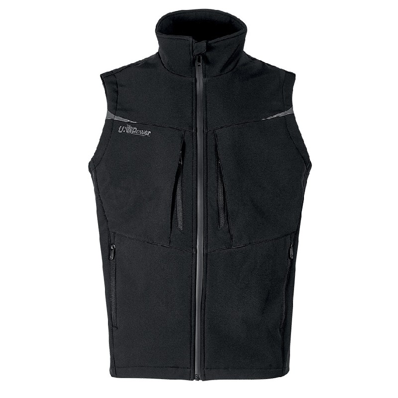 Chaleco de trabajo U-Power Ebrio Black Black Chaleco de trabajo U-Power Ebrio Black Black