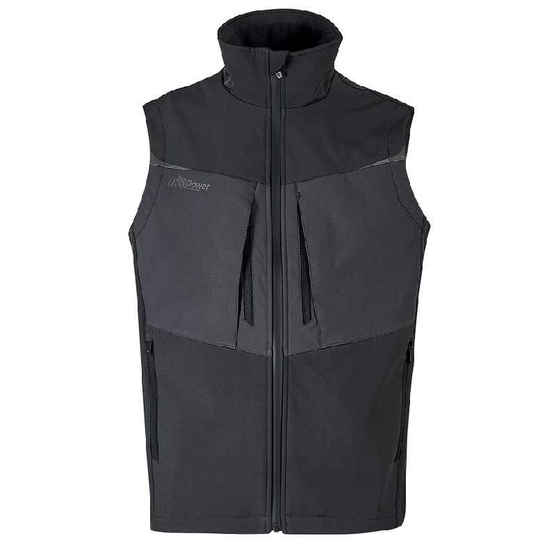 Chaleco de trabajo U-Power Ebrio Grey Grey