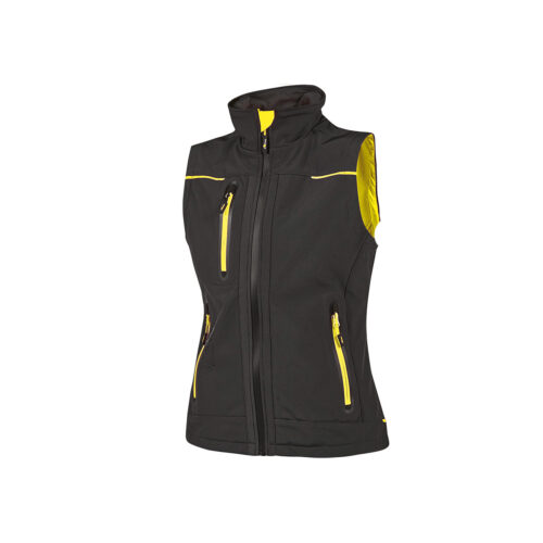 Chaleco de trabajo U-Power Universal LADY Black Carbon
