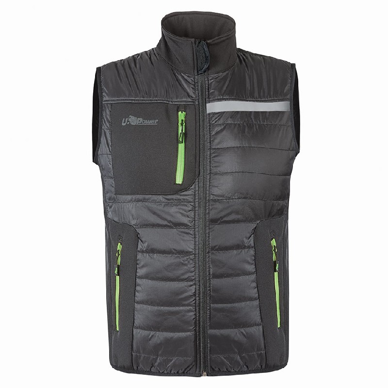 Chaleco de trabajo U-Power Wall Grey Green