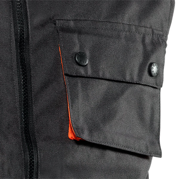 Chaleco de trabajo Juba 837 Profesional Gris oscuro - Negro - Naranja