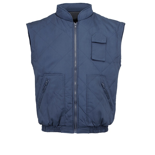Chaleco rombos 4 bolsillos Vesin azul