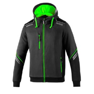 Chaqueta Sparco TECH HOODED FULL ZIP 02414GSVF Chaqueta sparco Tech