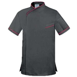 Chaqueta cocinero manga corta (Espalda transpirable) CCE-501 Chaqueta cocinero manga corta (Espalda transpirable) CCE-501