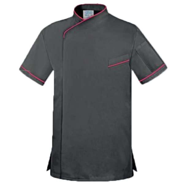 Chaqueta cocinero manga corta (Espalda transpirable) CCE-501 Chaqueta cocinero manga corta (Espalda transpirable) CCE-501