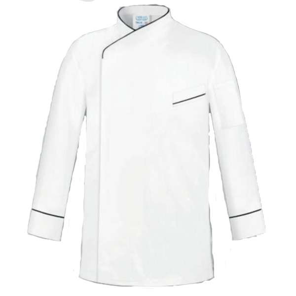Chaqueta cocinero manga larga blanco(Espalda transpirable) CCE-500 Chaqueta cocinero manga larga blanco(Espalda transpirable) CCE-500