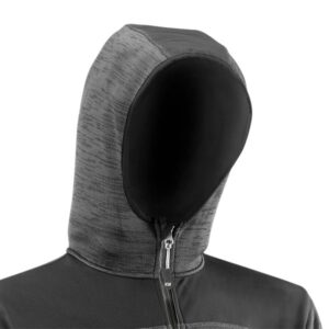 Chaqueta con capucha fija exterior Juba 2897G KARAVIA Gris-3 Chaqueta con capucha fija exterior Juba 2897G KARAVIA Gris - Negro