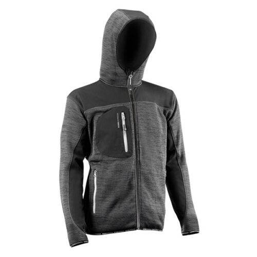 Chaqueta con capucha fija exterior Juba 2897G KARAVIA Gris - Negro
