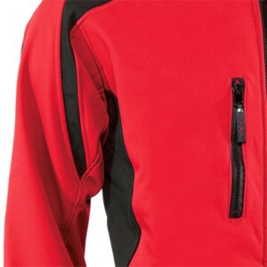 Chaqueta cortavientos Juba 894 Rojo-Negro